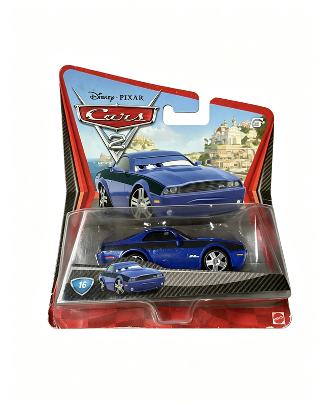 Mattel Official Product Cars 2 Lightning Mcqueen Agent Rod Alloy Car Model Toy