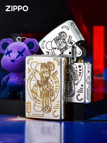 Механическая матовая ветрозащитная зажигалка на керосине для друга