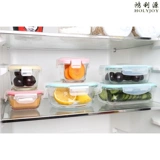 Детская стеклянная обеденная тарелка, маленький ланч-бокс, портативная система хранения