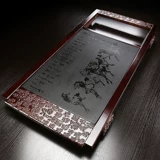 Одно чайный лоток с твердым древесиной без электромагнитной плиты домашний чайный набор чая, столовый столик для чая в интегрированном крупном рамках, электрический техник