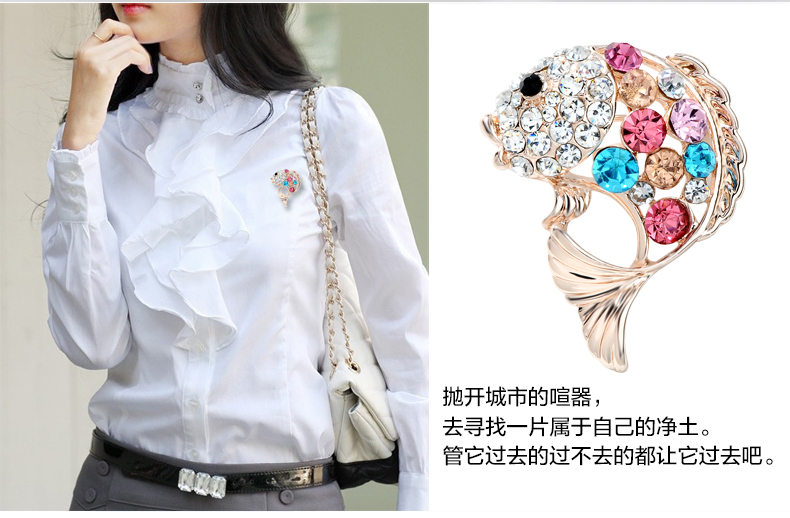 Lan Ting trang trí với đẹp và đáng yêu rhinestone trâm Hàn Quốc phiên bản của đồ trang sức phổ biến trâm thời trang cá tính phụ kiện nữ pin