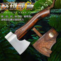 Linglong DC53 steel axe outdoor self-defense axe forging handmade axe wood axe open cutting wood axe town sharp axe