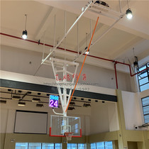  Custom wall electric flip basketball stand Wall-mounted electric basketball stand electric floating folding ball stand