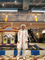 Extreme split cosplay clothing white candle sunflower cos clothing