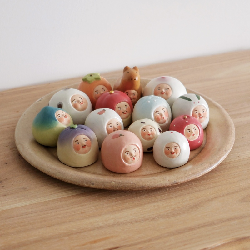 President Okamoto Japanese Sweets Potato Oysters Milk Bottle Bean Dish Food Series