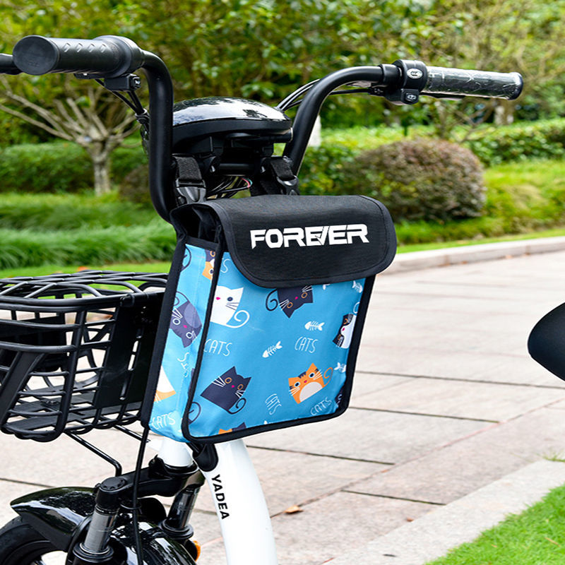 Electric car hanging bag electric car cashier bag set object Viner Bike Handlebar front storage pocket hanging bag