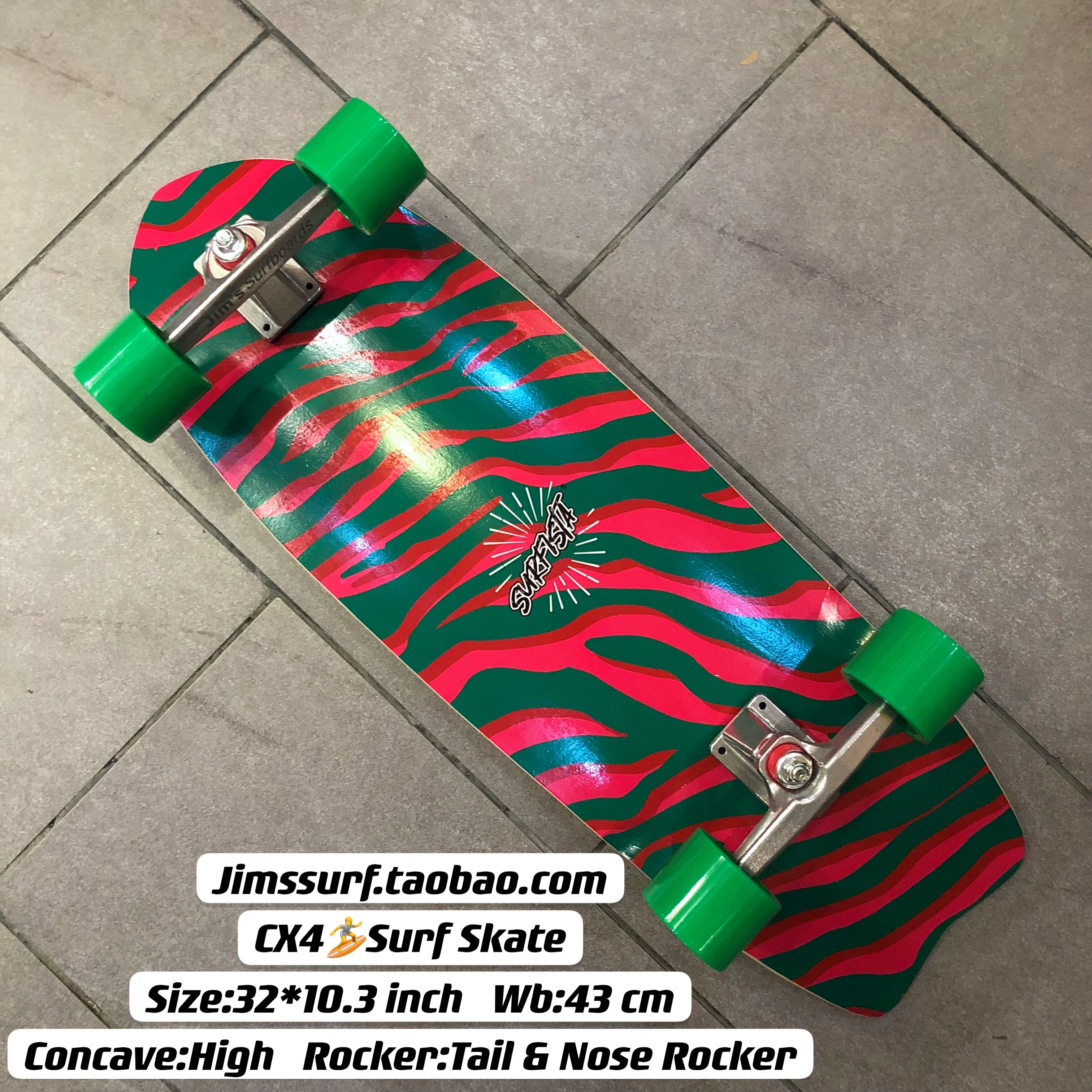 SURFISTA Land Surf Skateboard CX4 SurfSkate CX4 Truck