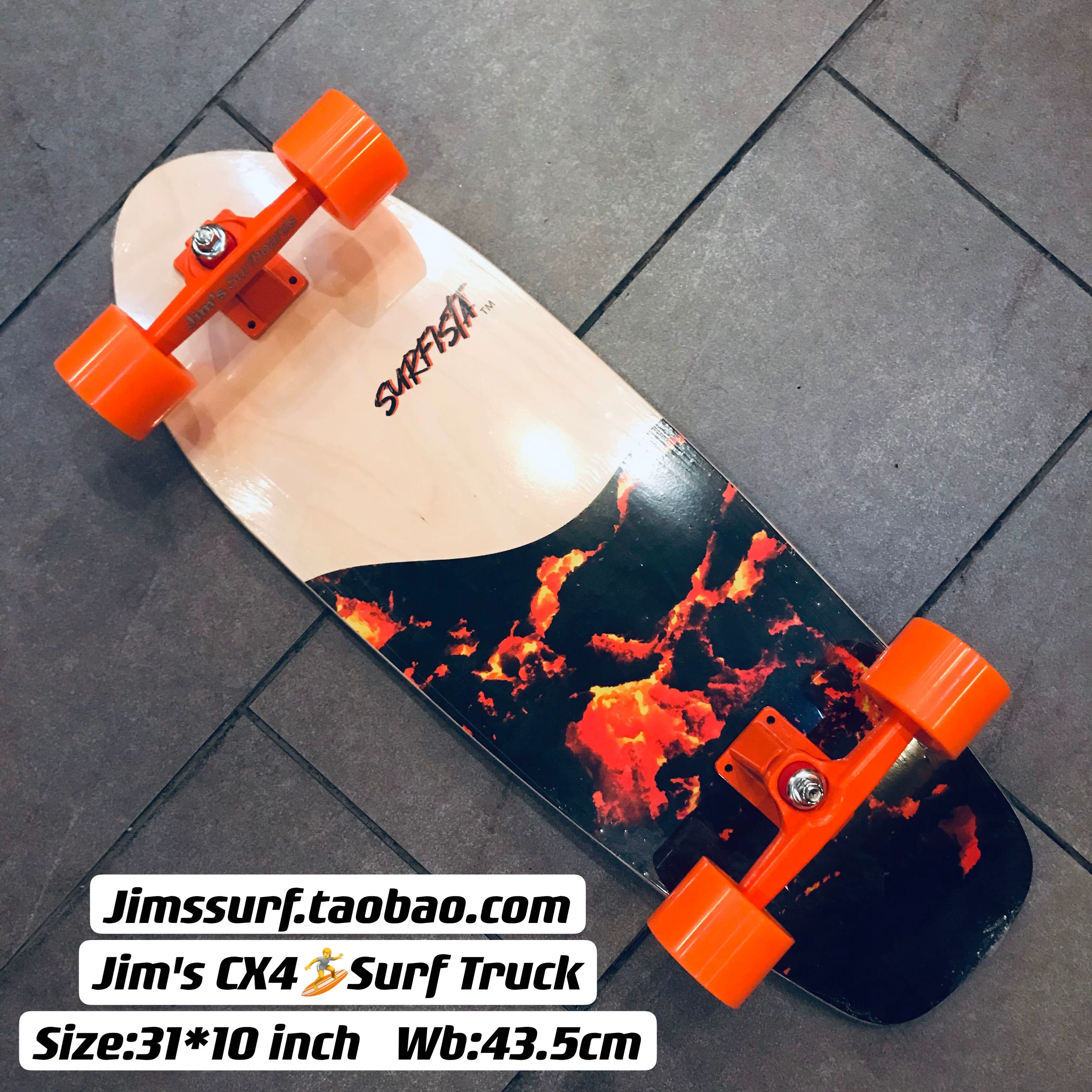 SURFISTA Land Surf Skateboard CX4 SurfSkate CX4 Truck