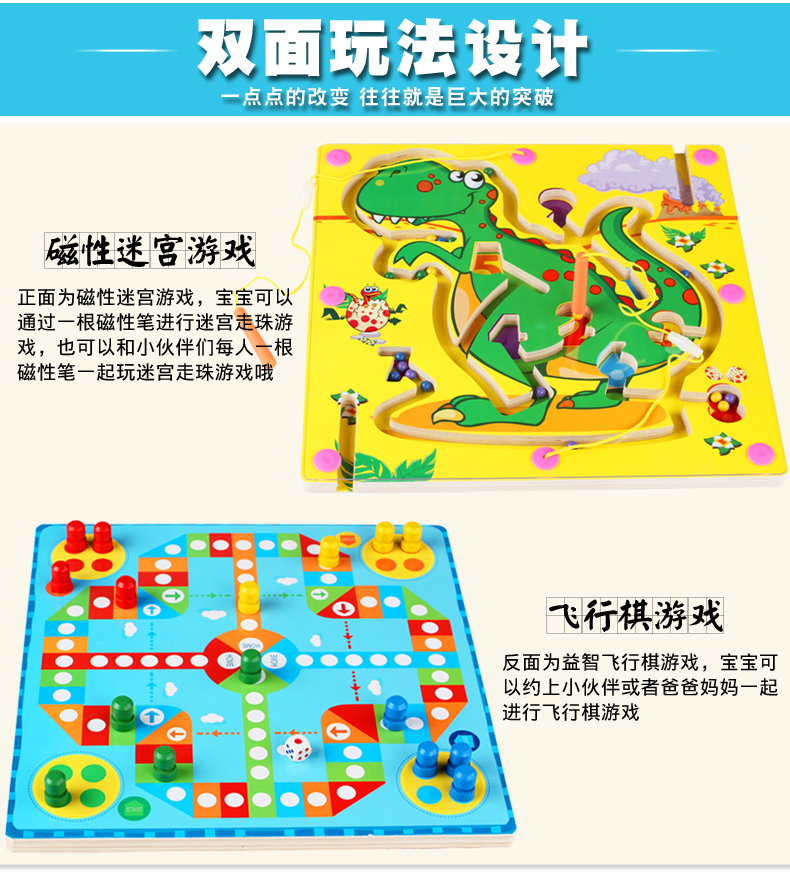 Trẻ em mê cung từ tính hạt từ bé câu đố bé trai quyền lực bé gái đồ chơi thông minh 1-2-3-4 tuổi đồ chơi siêu nhân gao