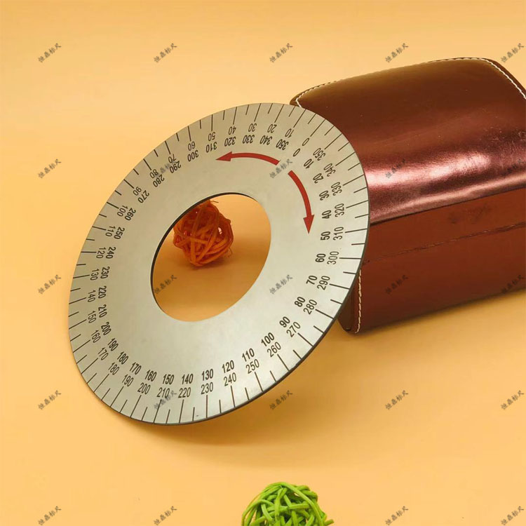 Clockwise and counterclockwise integrated dial machine tool universal measuring disc plane ring 150#60#2 measuring arc