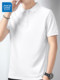 Jeanswest ice silk short-sleeved polo shirt for men summer new business loose high-end lapel thin top t-shirt