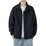 Демисезонная осенняя черная куртка, коллекция 2023