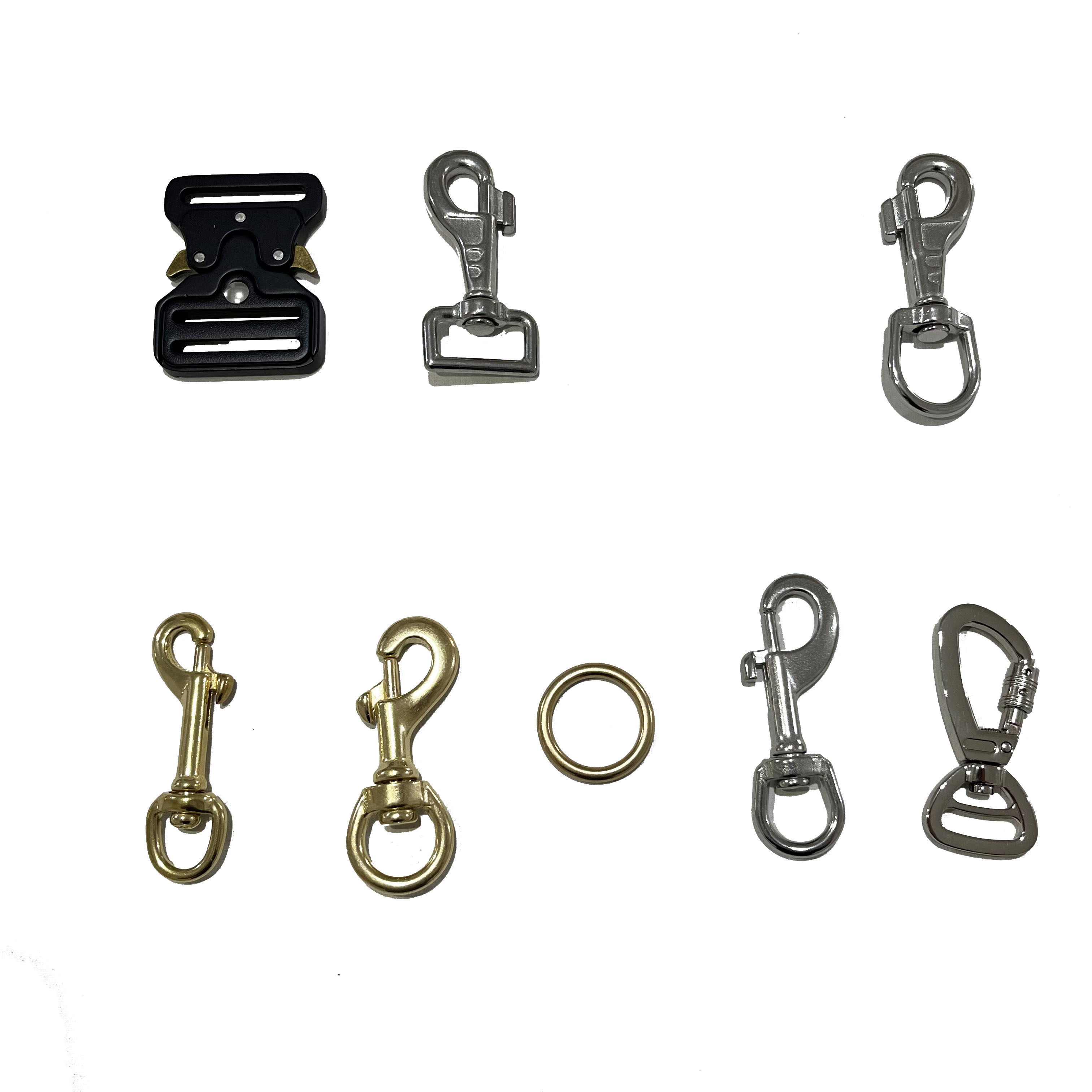 Copper button bronze hook copper ring copper ring outdoor traction rope hook peg rope dog traction button dog supplies