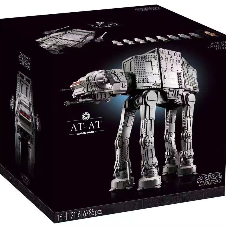 Ucs High Difficulty 75313 Boy's Assembly - at Building Block Walking Machine Armor at Adult Large Full Planet 10 Years Old