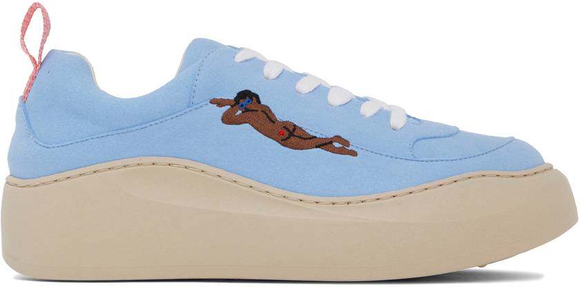 Carne Bollente Blue Road Strip Men