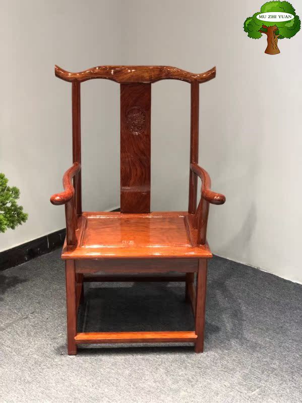 Bahua large board supporting chair stool selection bus flower pure tree meat material tenon and mortise structure handmade strong and durable