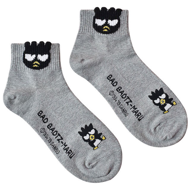 Korean three-dimensional small ears cartoon socks women's socks low waist socks women's trendy short cotton socks chic cute black socks