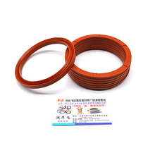 High temperature V-type cloth fluorine rubber combination seal ring gabbed V-type oil seal 100*120*40 combination oil seal
