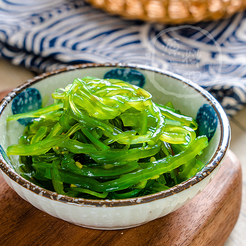 T flavor chinese seaweed salad instant wakame sushi Japanese seaweed salad sour sweet kelp silk 400g