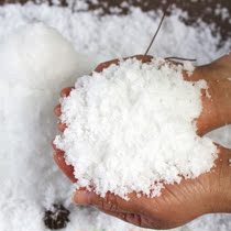 Simulation of artificial snow powder landscaping scenery water change snow small experiment New year decoration dry snow powder window activity layout