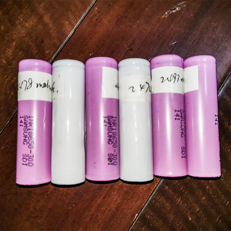 Original disassembly SAMSUNG Samsung SD1 INR18650-30Q flat head lithium battery suitable for charging treasure flashlight