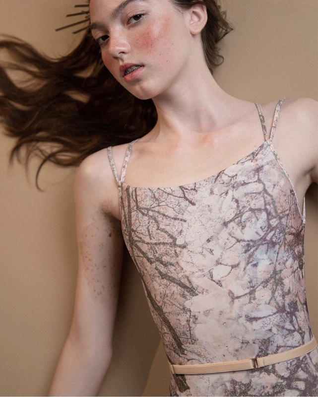 [in Stock] Jac Ballet Leotard Dance Aerial Yoga Bodysuit Swimsuit Pink Five-Flower Tie, Floral Bouquet