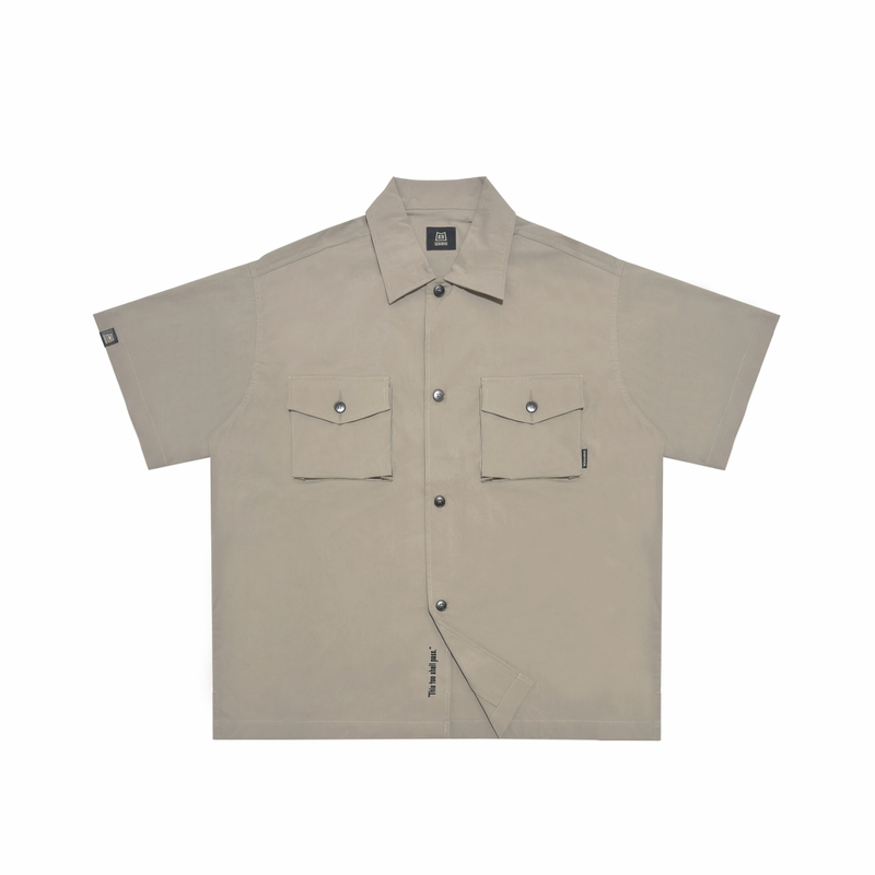 【Xiruisi】Work Shirt, Quick-Drying, Wrinkle-Resistant, Unisex Style, Versatile, High-Quality Texture