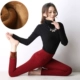 Quần legging mùa thu Phần mỏng của phụ nữ mặc quần cạp cao của phụ nữ trung niên Quần cotton mẹ quần quần quần cotton nữ 
