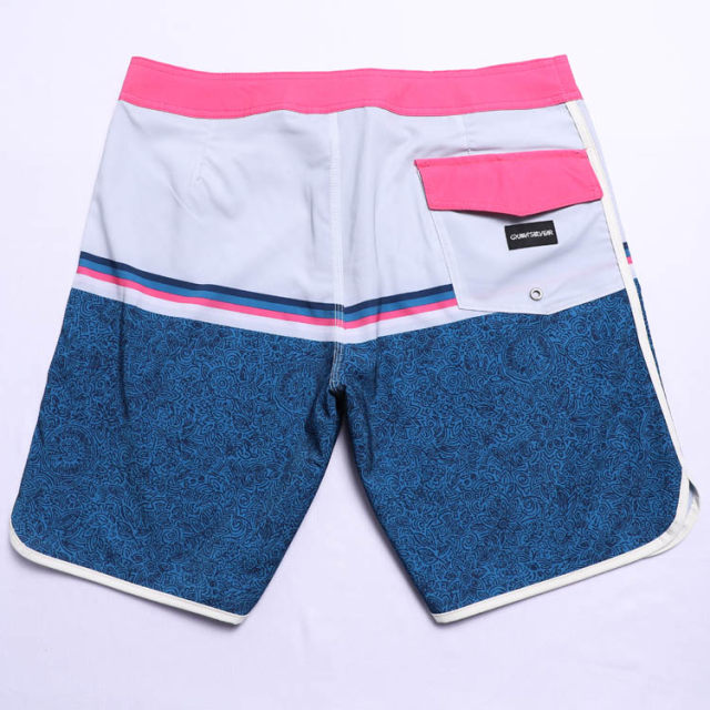 Qiansu Quiksilver summer ຜູ້ຊາຍ elastic ກັນນ້ໍາຫາດຊາຍ surf ສັ້ນ trendy ວ່າງກິລາບາດເຈັບແລະ