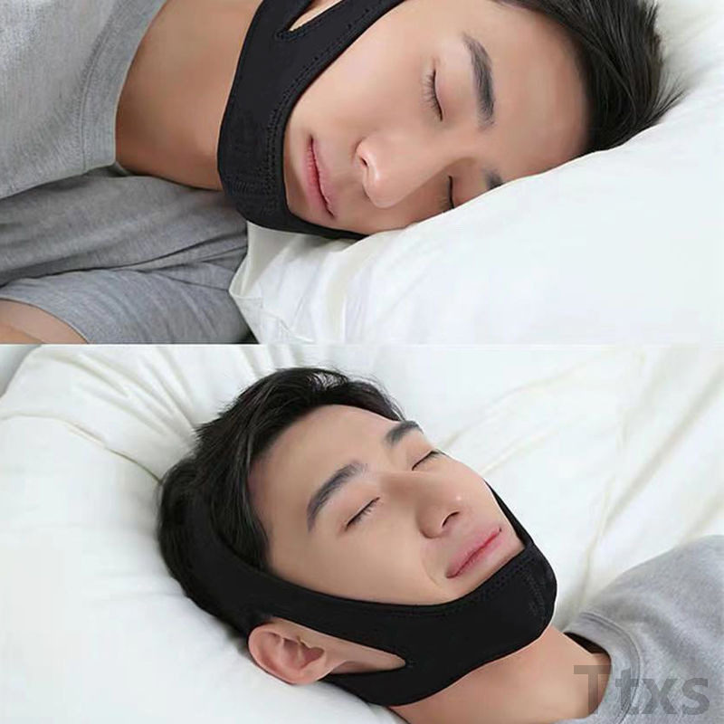 Anti-snoring headgear open mouth breathing correction belt sleep shut mouth artifact anti-open mouth chin rest with children adults