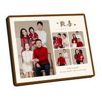 Photo frame table setting photo customization photo washing crystal wedding photo hanging wall photo printing photo album frame production