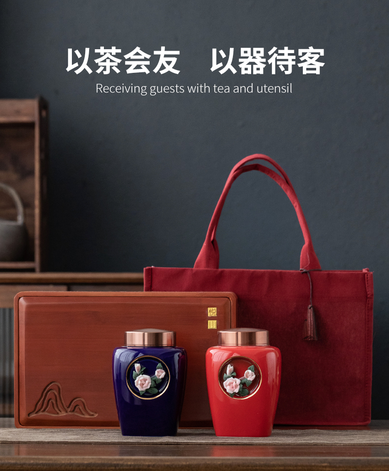 Yipin # $individuality creative 3 d graph caddy fixings ceramic gift boxes of tea ChuPuEr storage tank seal POTS of tea