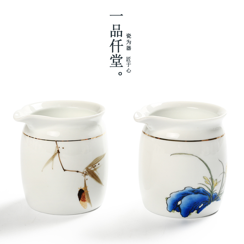 Yipin micky fair hall ceramic cup hand - made paint kung fu tea set and cup and cup, porcelain tea tea accessories