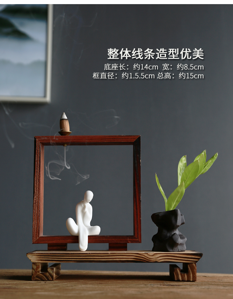 Yipin thousand hall without that little monk creative play in pet white porcelain tea suet jade zen monk tea art household furnishing articles