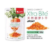 (Beijing Manbai) JP247 Natural Dried Carrots 120g Hamster Rabbit Guinea Pig Chinchilla Snacks