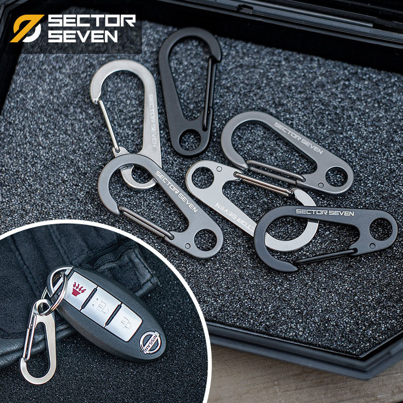 Zone 7 Edc Quick-Release Buckle Water Drop Style Daily Tactical Multi-Purpose Outdoor Portable Storage Keychain
