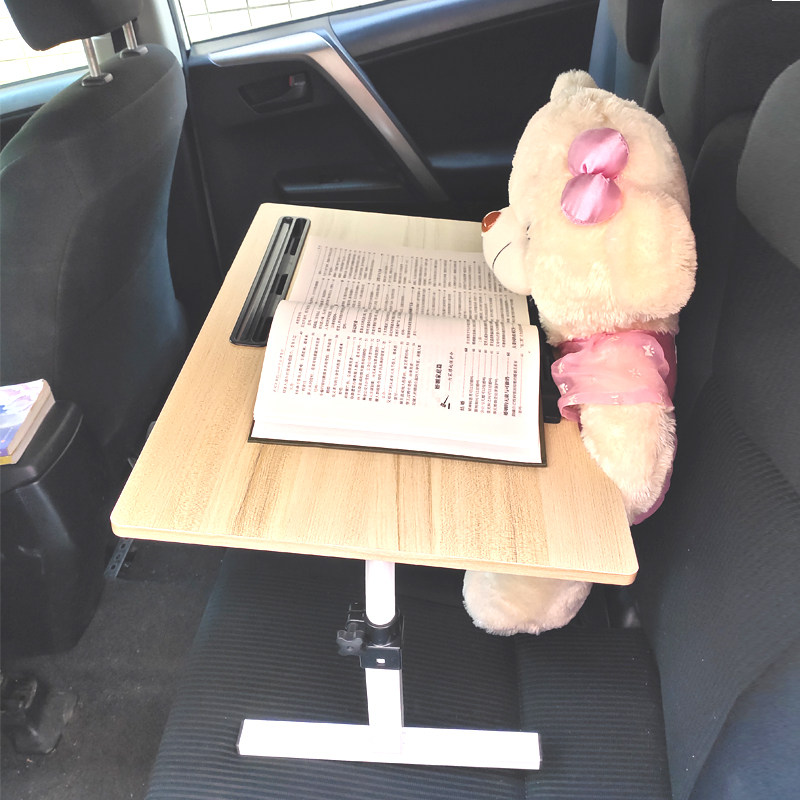 On-board small table plate with folding car rear dining table shelve shelve glass shelves in the back seat dining table in the car