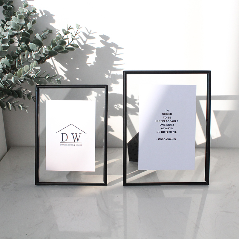 Signature Photo Collection Frame, Simple Transparent Metal Display Stand 6 7 8 10inch Scandinavian Creative Glass Wall-Mounted Picture Frame Signature Photo Collection Frame, Simple Transparent Metal Display Stand 6 7 8 10inch Scandinavian Creative Glass Wall-Mounted Picture Frame