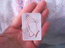 Praying for peace and blessings 3cm*4 5cm acrylic soap seal