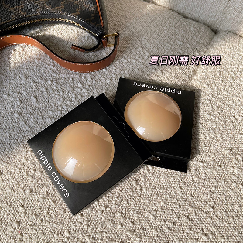 liviahome summer just need glue-free self-adhesive breathable silicone milk patch slim fit without scar invisible chest stickup woman