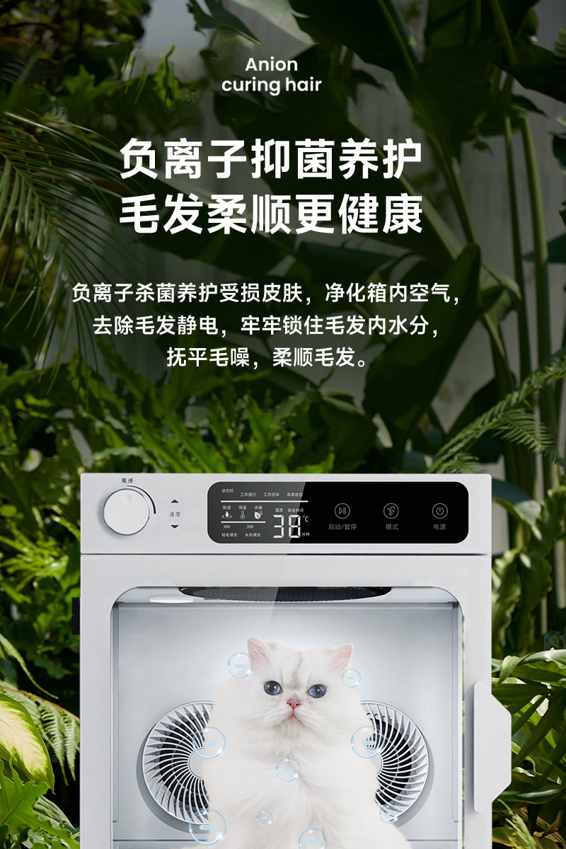 ПЭТ сушильный элемент 清度宠物烘干箱猫咪吹风吹水专用烘干机家用洗澡吹干神器小型狗狗