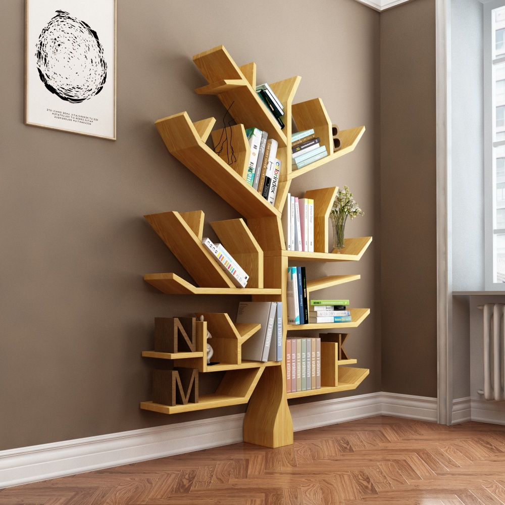 Купить Книжная полка Американский творческий дерево искусство дерево ...