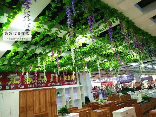 Mô phỏng mây hoa nho giả hoa nho nho lá trần lá cây xanh treo tường trang trí trần nhựa hoa giả - Hoa nhân tạo / Cây / Trái cây bình hoa giả đẹp