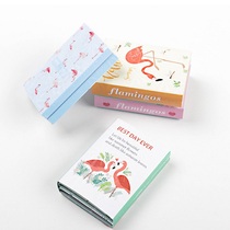 New cute 6 folding flamingos note note book 60% Memorandum Convenience Stick N - stick message book