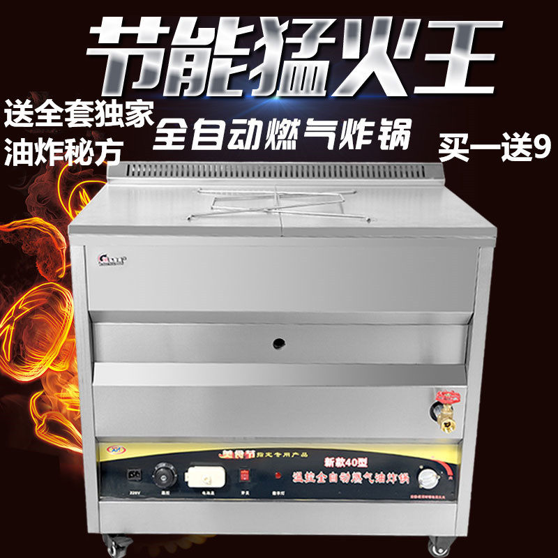 Gas Fryer Fryer Fried Oil Bar Machine Fried Chicken Steak Gas Fully Automatic Temperature Control Fryer Commercial Fried Oil Fryer Frying Stove