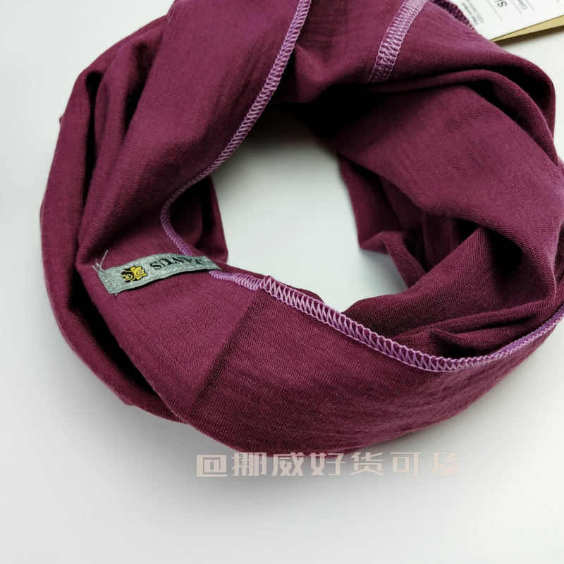 Yếm dành cho người lớn Na Uy janus len nhẹ hàng loạt 100% cổ áo len merino siêu mịn khăn trùm đi phượt