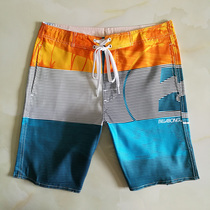 Foreign trade original single quick-drying beach pants Mens quick-drying large size seaside surf pants swimming trunks summer hot spring swimming trunks
