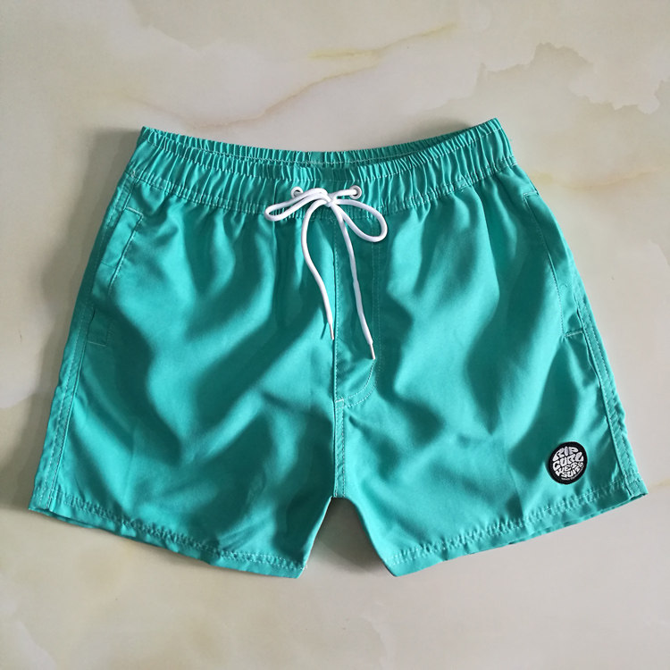 Beach pants men loose three - deck pants fitness speed - dry shorts with lining sea - edge resort hot spring swim