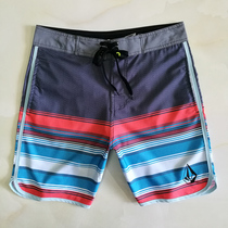 Summer mens beach pants quick-drying plus size seaside surf shorts hot spring swimming trunks loose five-point pants