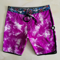 hurley men quick-drying beach pants loose size seaside surf shorts hot spring swimming trunks fitness competition five-point pants